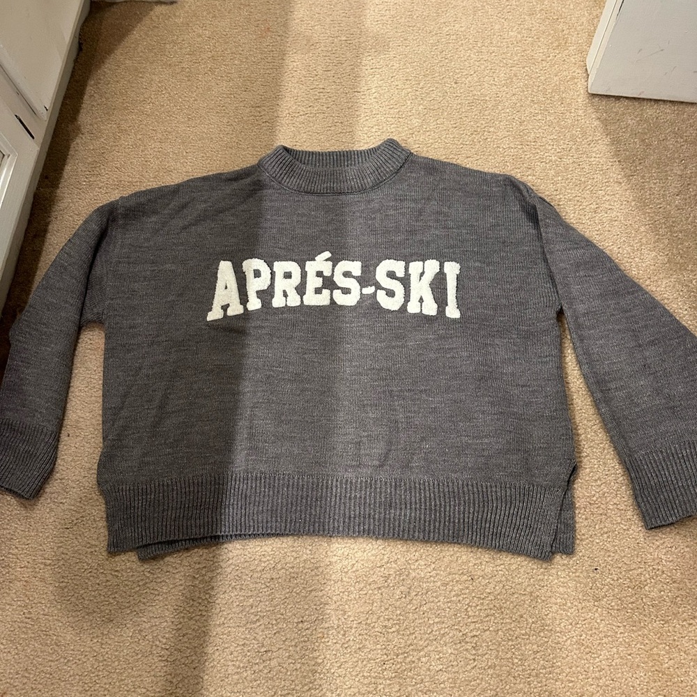 Après-Ski Women's Gray Sweater